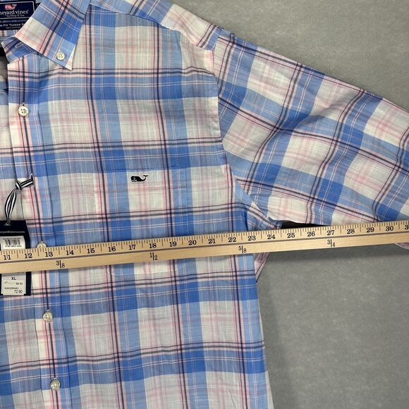 NWT Vineyard Vines Men’s XL Slim Fit Tucker Long Sleeve Button Down Plaid New - Picture 11 of 12
